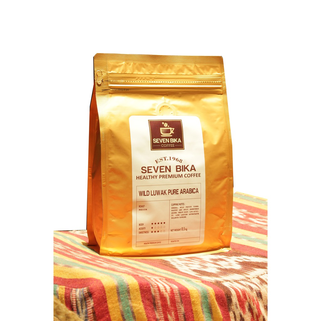 

Seven Bika Gayo Highland Signature Wild Luwak 500 Gr
