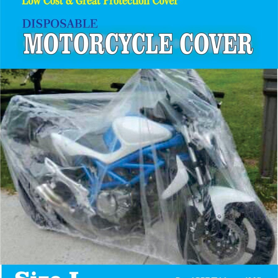 Cover Motor Bening Transparan Sepeda Motor Anti Debu Waterproof