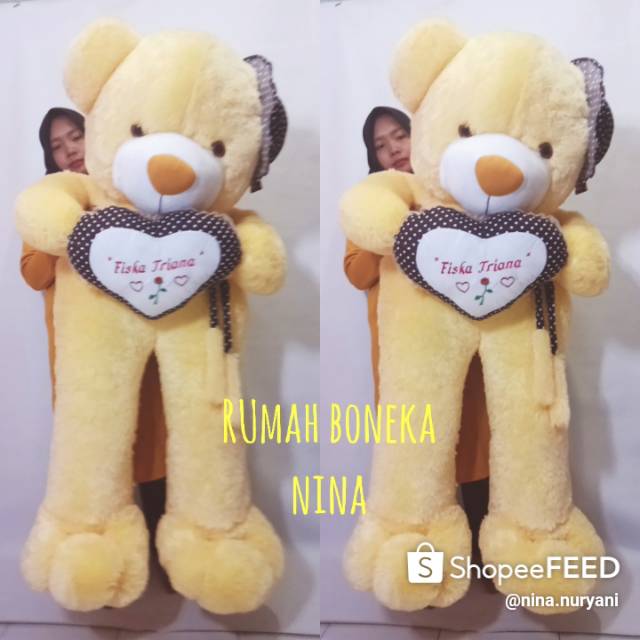 Boneka teddy bear super jumbo 1,5 meter