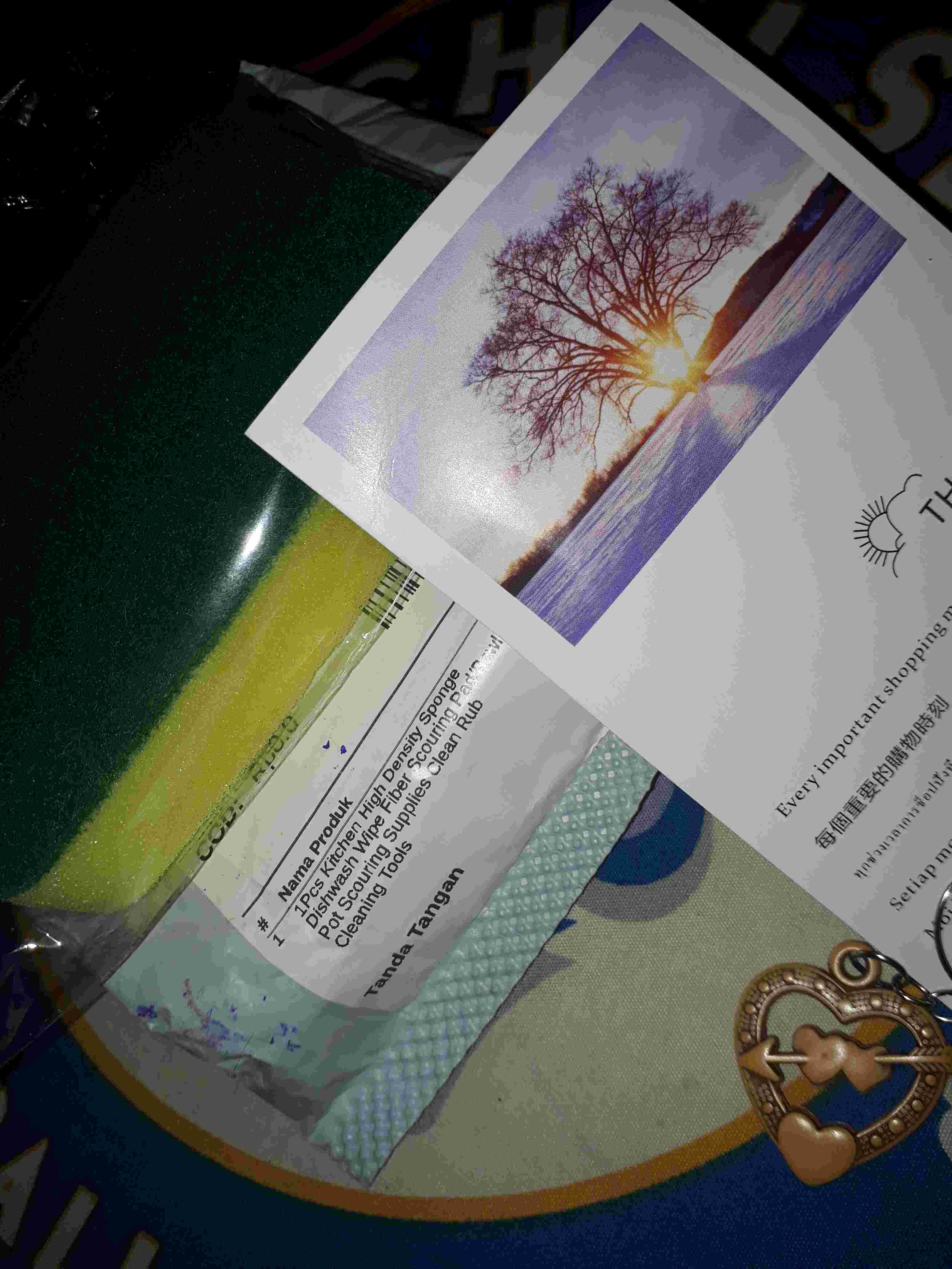 [checkout Rp1000] 1pcs Kitchen High Density Sponge Dishwash Wipe Fiber Scouring Pad/bowl Pot Scouring Supplies Clean Rub Cleaning Tools