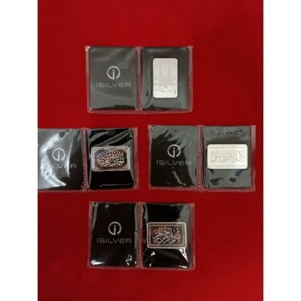 Isilver 10 gram Series limited edition perak bar bullion 10 gram non Antam