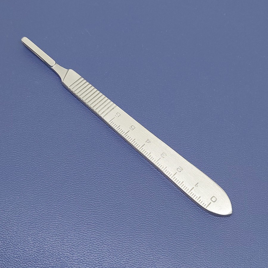 Alat Medis Alkes Scalpel Handles No.4 solid cm graduation (13,5 cm)|Spitz|Premium Finishing