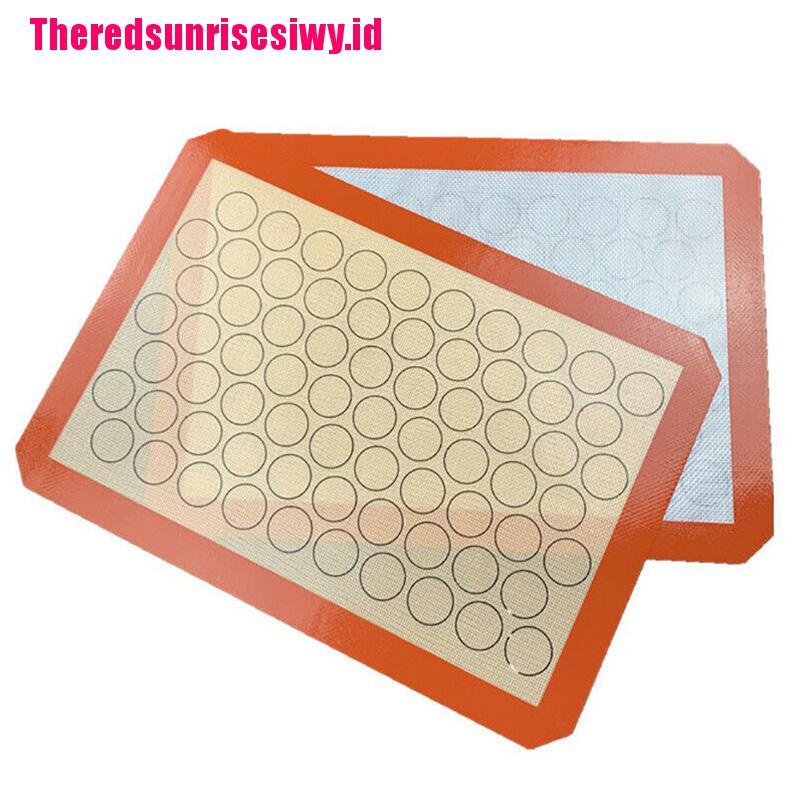 %Home &amp; living%%Nonstick Silicone Mat Baking Oven Pastry Liner Macaron Cake Sheet Kitchen