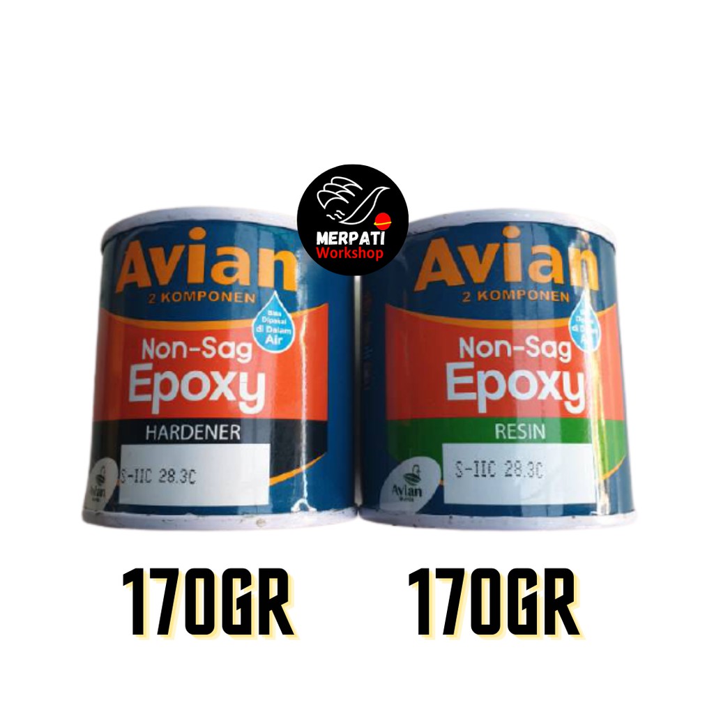 

Lem Epoxy AVIAN 400 gr Harderner 400 gr Resin ORIGINAL