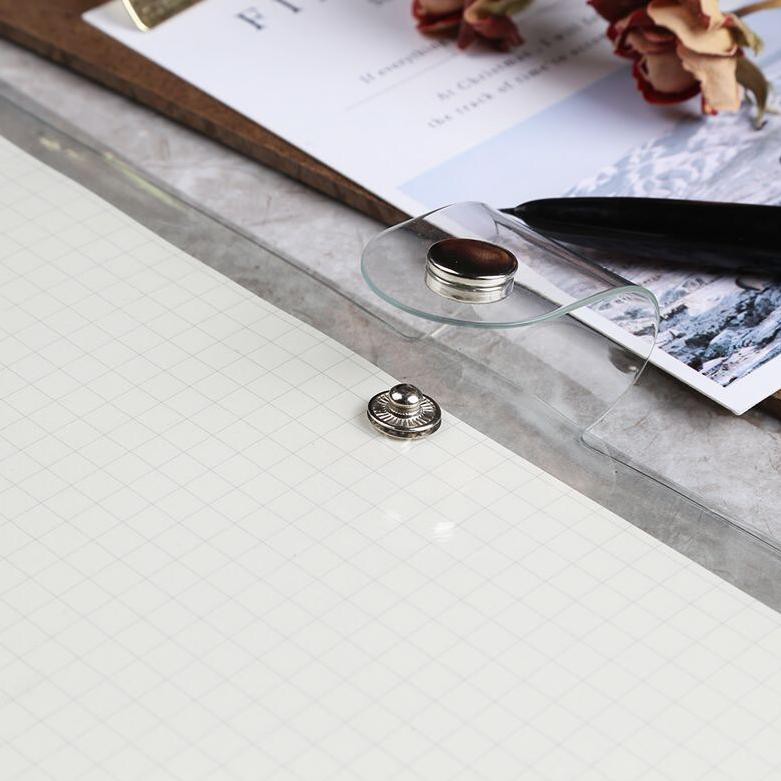 

NOTEBOOK COVER BINDER TRANSPARAN A6 DENGAN RULERNYA (ART. H410)