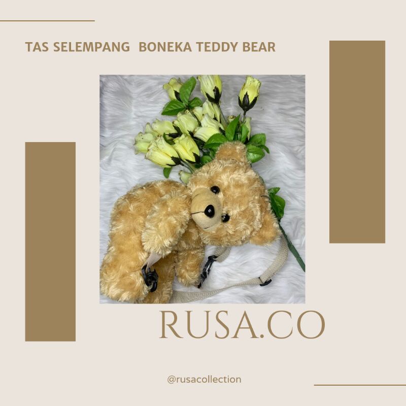 Tas Selempang Boneka Beruang Merangkul Teddy Bear murah Bisa COD