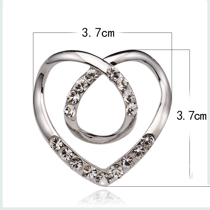 Bros Pin Desain Simpul Aksesoris Scarf / Syal Wanita
