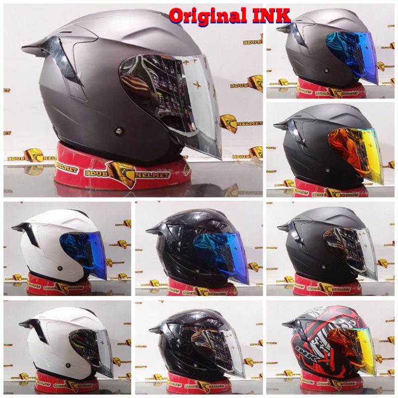 HELM INK DYNAMIC SOLID GREY DOFF/PAKET GANTENG 100% ORIGINAL SNI-DOT