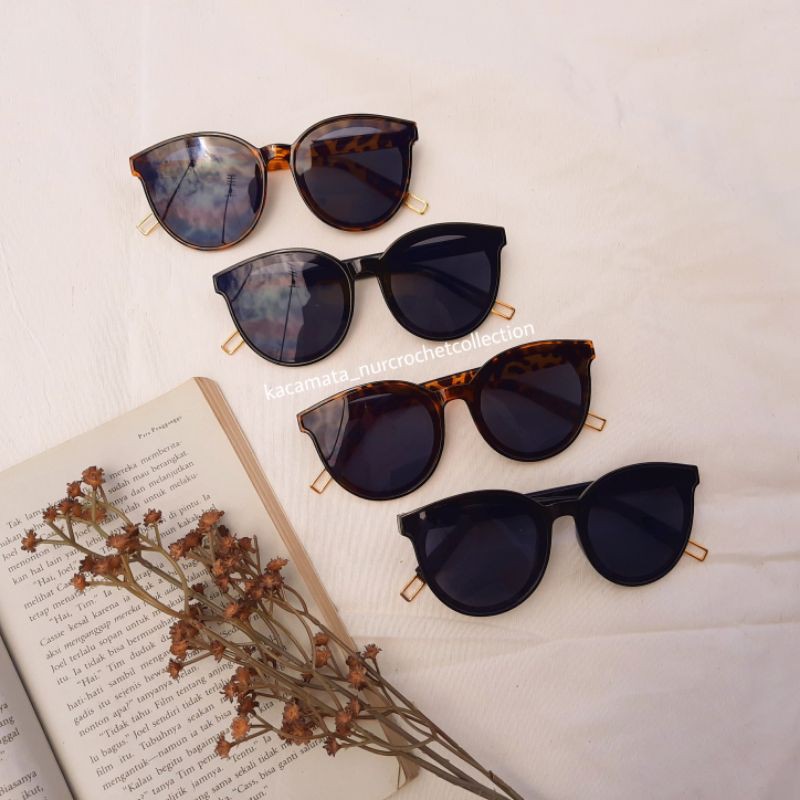KACAMATA GENTLE MONSTER BLACKPETER STYLE KOREA FASHION KACAMATA HITAM WANITA GM OVERSIZED SUNGLASSES-6