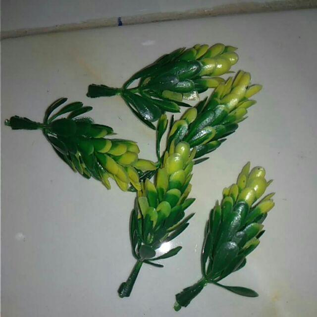 BI22 Bunga Pinus bunga plastik bunga artificial bahan mahar ringbox rustik-kuning