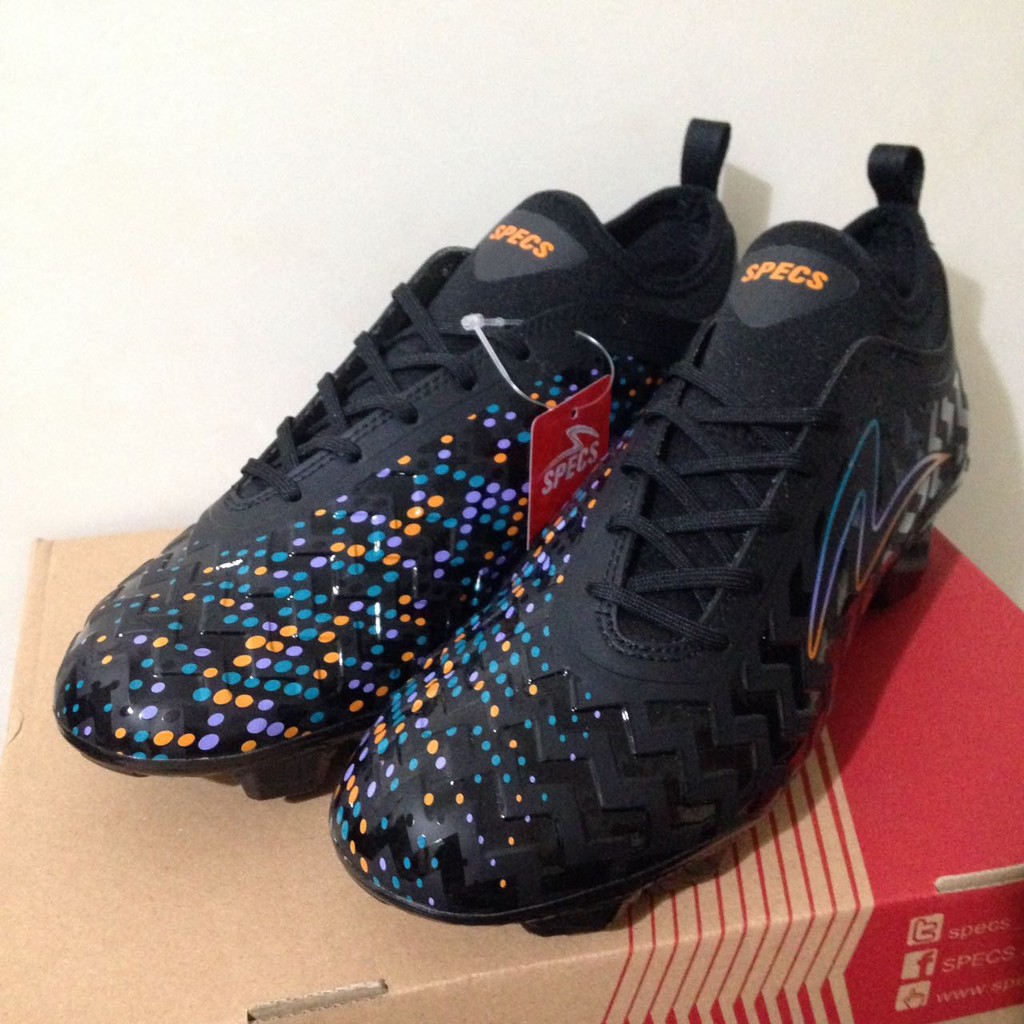 SALE Sepatu Bola Specs Cyanide Galaxy FG Black Modular 100790 Original BNIB Promoted