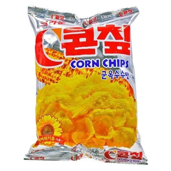 

best seller] CROWN CORN CHIPS / SNACK JAGUNG KOREA. 70gr. made in korea