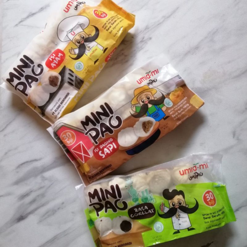 Umiami Umipao Minipao Bakpao Mini Kipao isi 30 pcs Frozen Halal