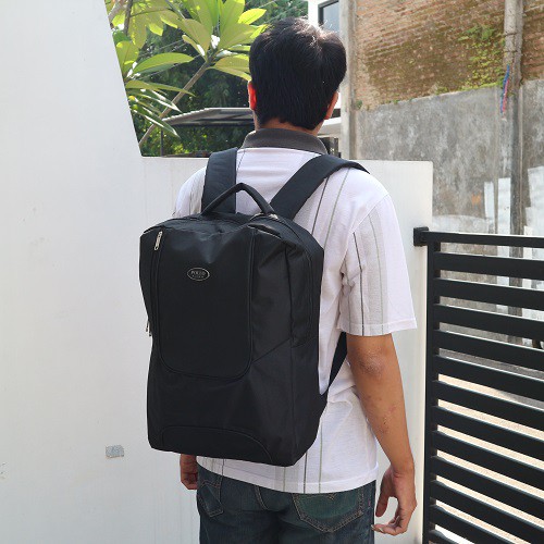 Tas Ransel Punggung Sekolah Polo USA Kerja Dinas Kantor Murah Besar Slot Laptop Rain Cover Cowo Cewe