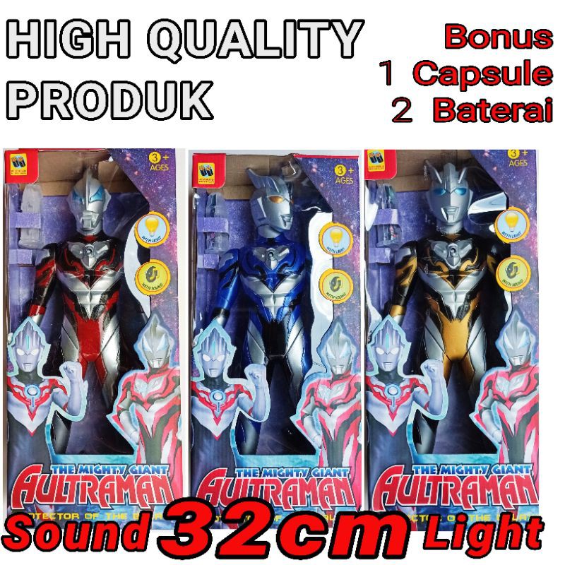 Action Figure Ultraman Geed Zero Belial Orb Besar 32cm Sound Light