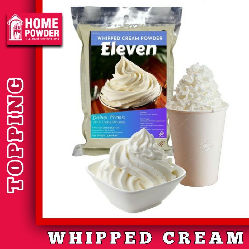 

Bubuk Powder Whipped Cream 1kg Whipe Whippy Whipping Cream Powder murah topping minuman foam
