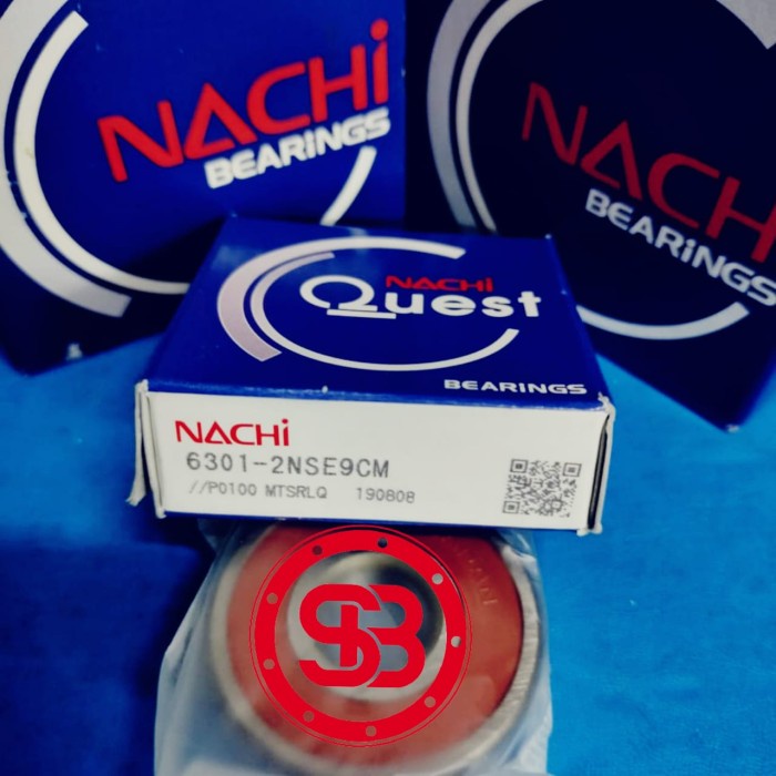 Bearing 6301 2RS / 6301 2RS C3 NACHI JAPAN ORIGINAL