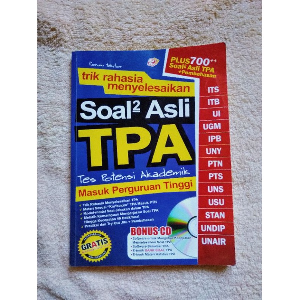 Buku soal asli TPA TPS UTBK PTN SBMPTN 2022 Trik Rahasia wangsit