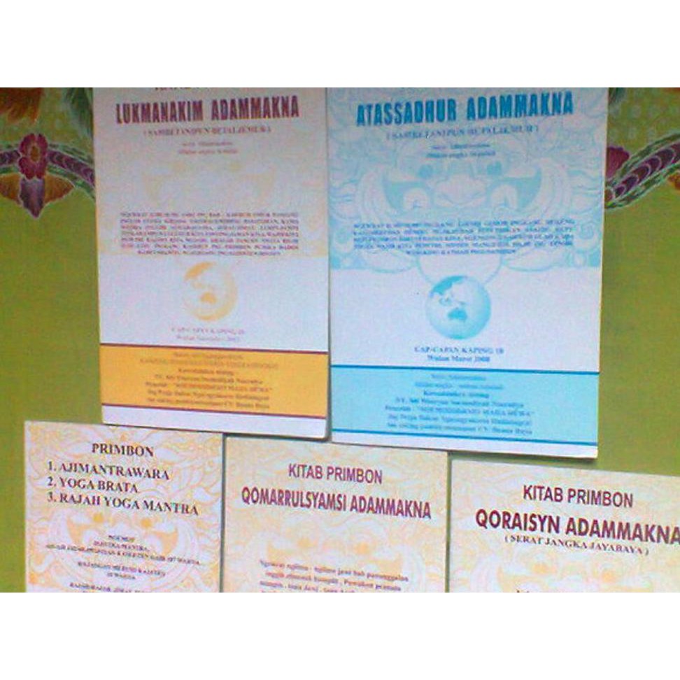 Kitab Primbon Jawa Betaljemur Adammakna Lengkap Komplit Manjur Asli Shopee Indonesia