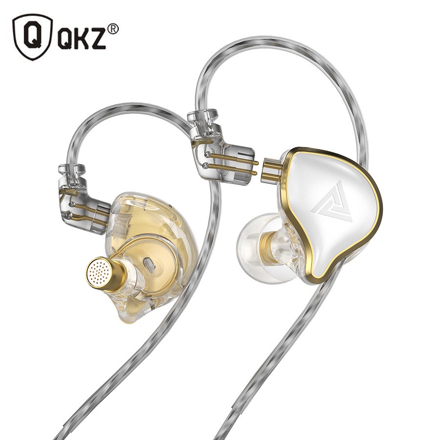 QKZ ZXD Dual Dynamic Technology HD Call HiFi In Ear Earphone Music Mic