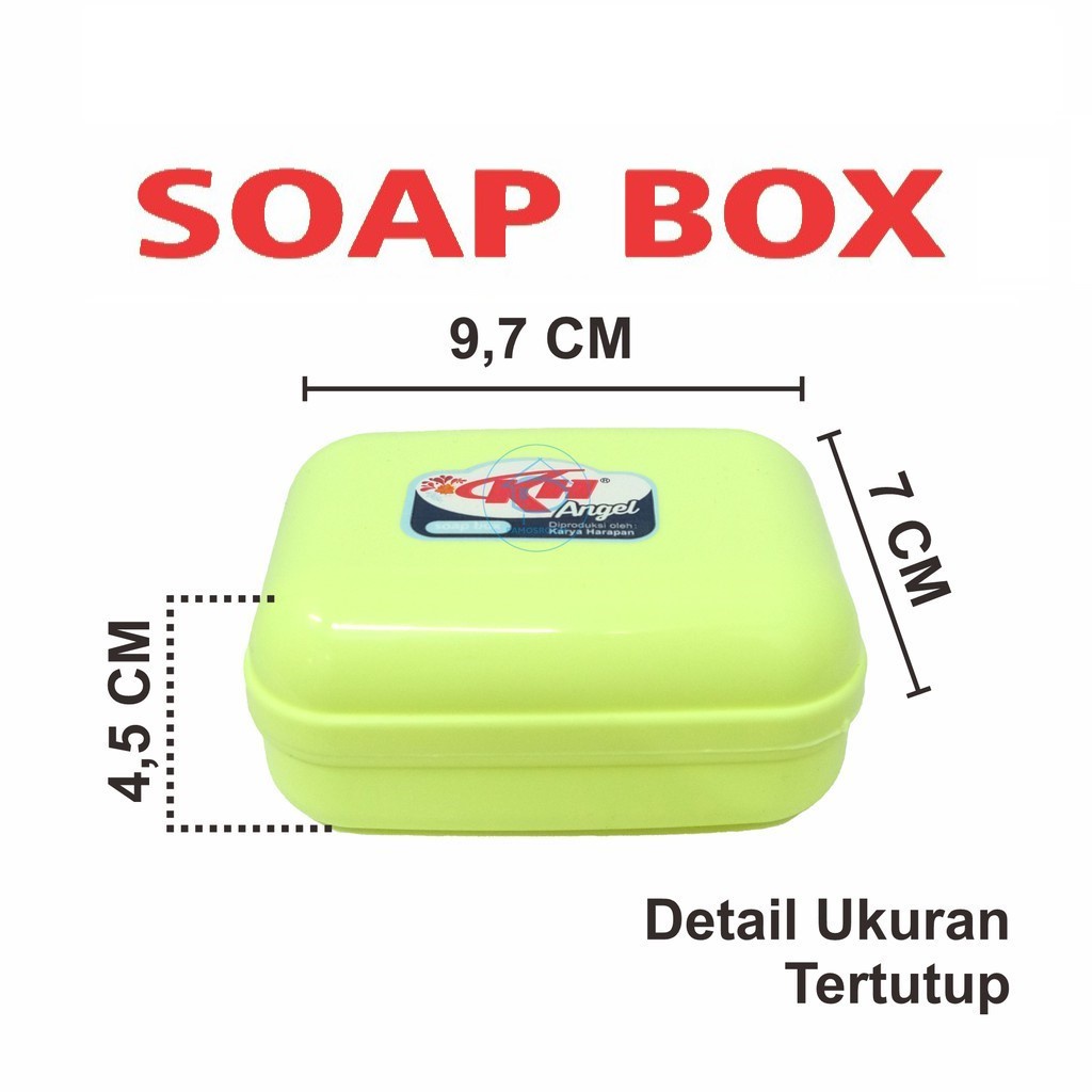 Kotak Sabun /Tempat Sabun Mandi/Holder Box /Cepuk sabun ANGLE