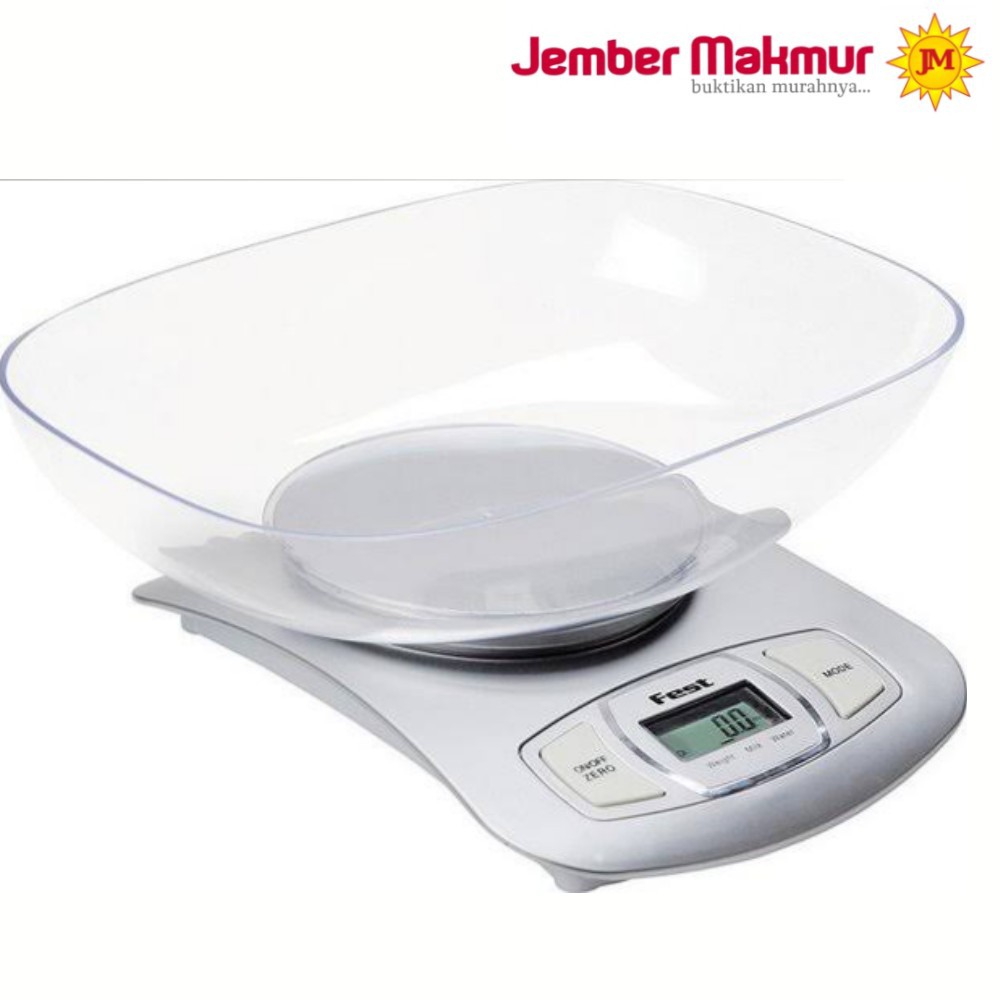 Timbangan Digital Camry +bowl warna putih electronic kitchen scale camry