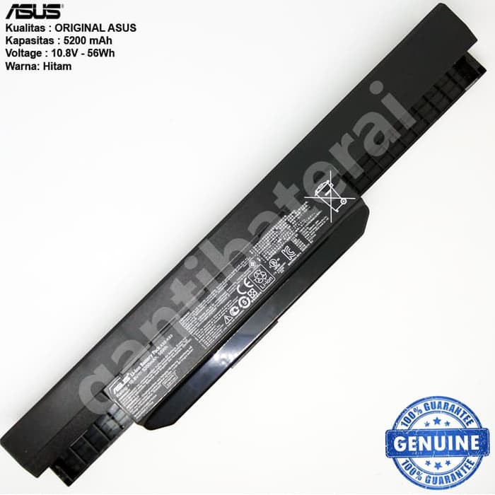 Baterai Original Asus X43 X44 X44C X44H X44L X53 X53A X54 A32-K53