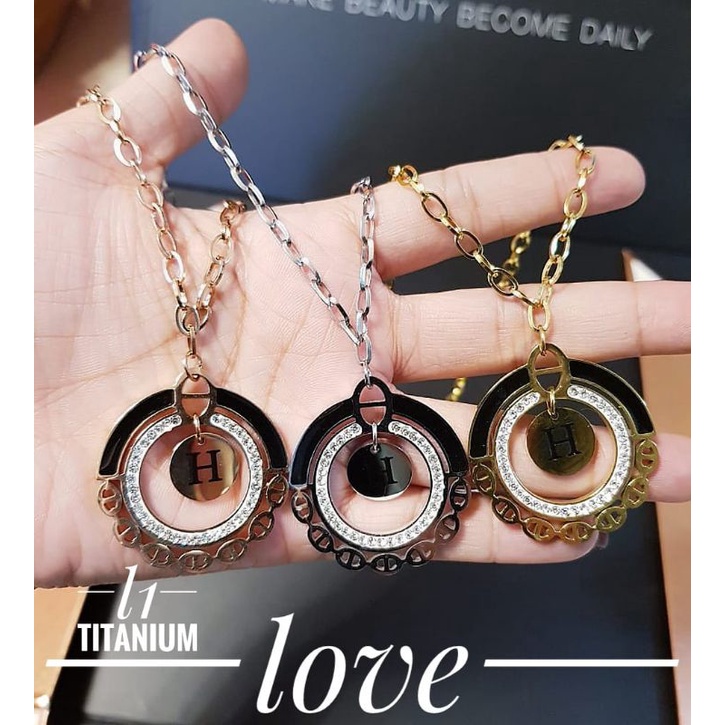 TiTanium kalung wanita AT5