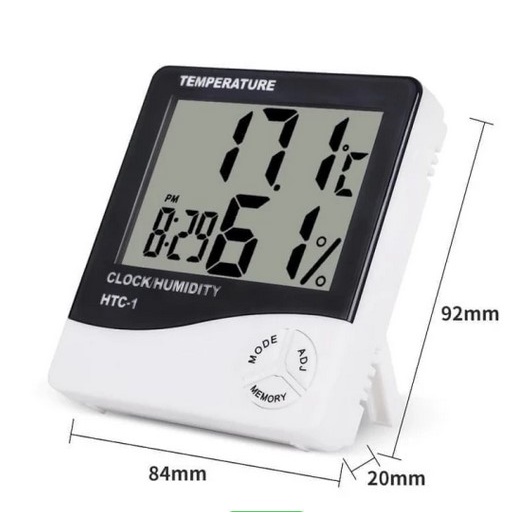 HTC-1 Thermometer Termometer Hygrometer Higrometer Tetas