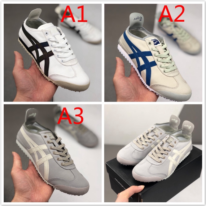 Asics Sepatu  Sneakers Onitsuka  Tiger  Casual Pria Wanita  