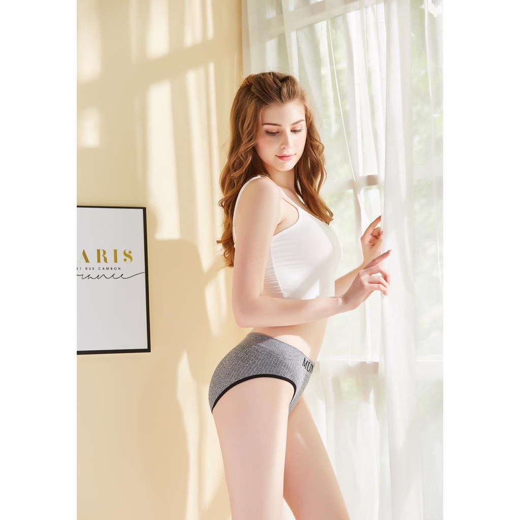 INDOMINI Celana Dalam Munafie Pakaian Wanita Seamless Underwear CD Perempuan Import Murah B032