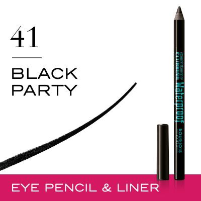 (READY&amp;ORI) Bourjois Contour Clubbing Waterproof Eyeliner Pencil Pensil Disco Ball Black Party