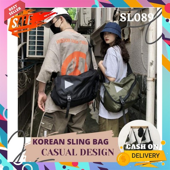 Lito Brown Original X Arcio Tas Selempang Casual Coklat Pria Daily Sling Bag Jalan Santai Hangout Sl