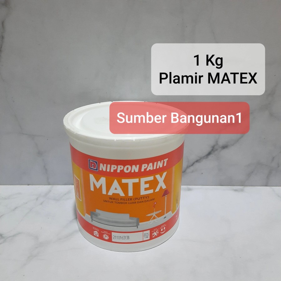 Plamir dempul tembok MATEX putih