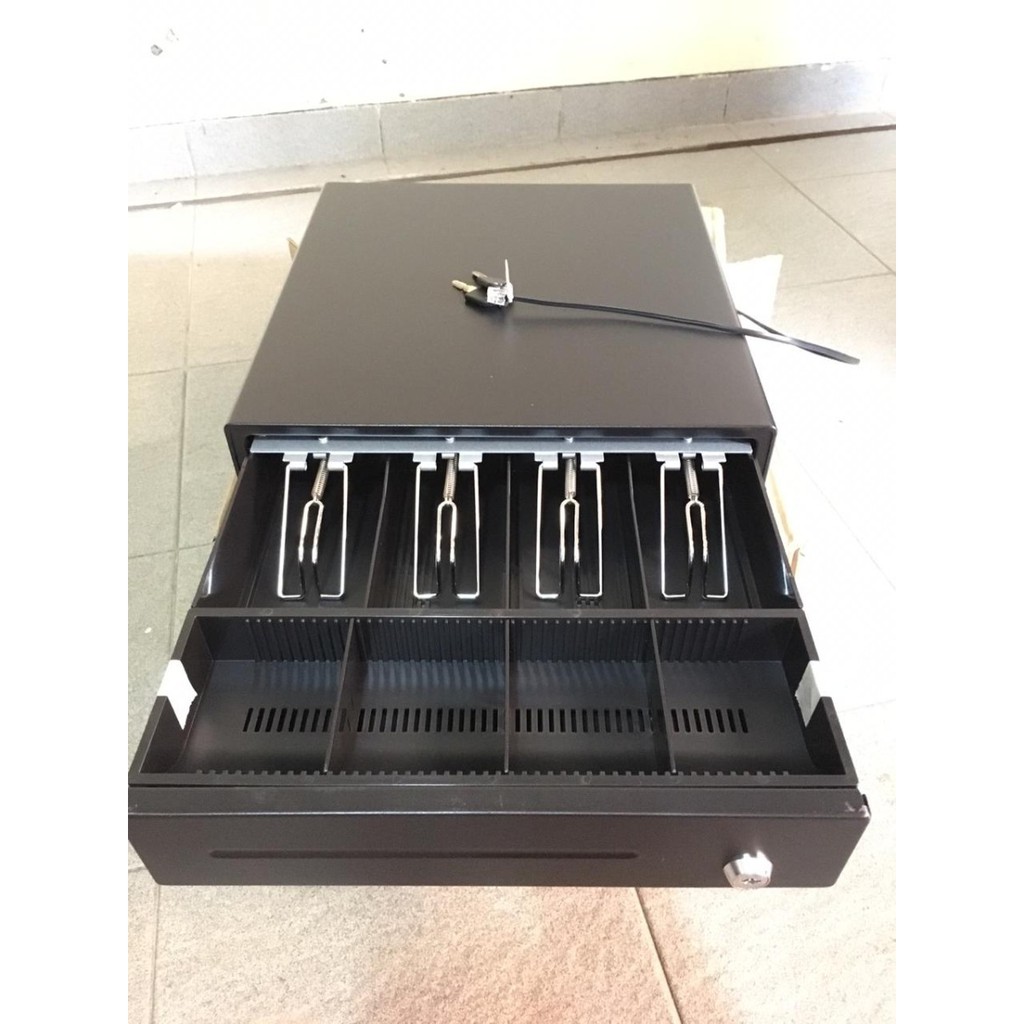 Cash Drawer Ukuran 37 X 33 Cm 4K3C RJ11 Laci Uang / Laci Kasir RJ-11 AUTOMATIS / MANUAL