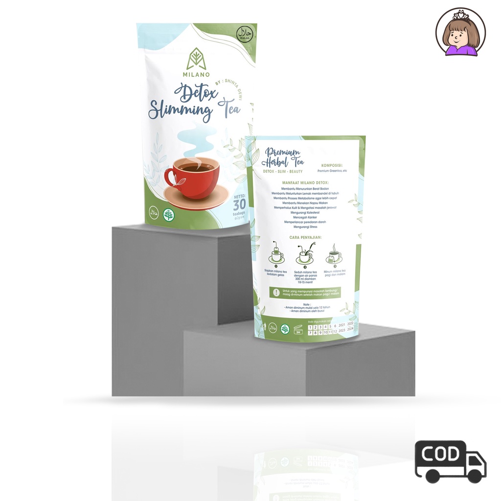

Detox Slimming Tea Milano detox minuman pelangsing alami teh herbal pelentur lemak ampuh