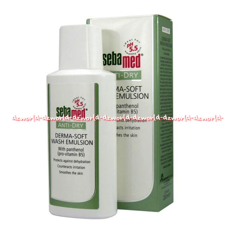 Sebamed Anti Dry Derma Soft Wash 200ml Sabun Mandi Sabun Cair Untuk Kulit Sensitif Kering Seba Med 200 mL Soap Liquid