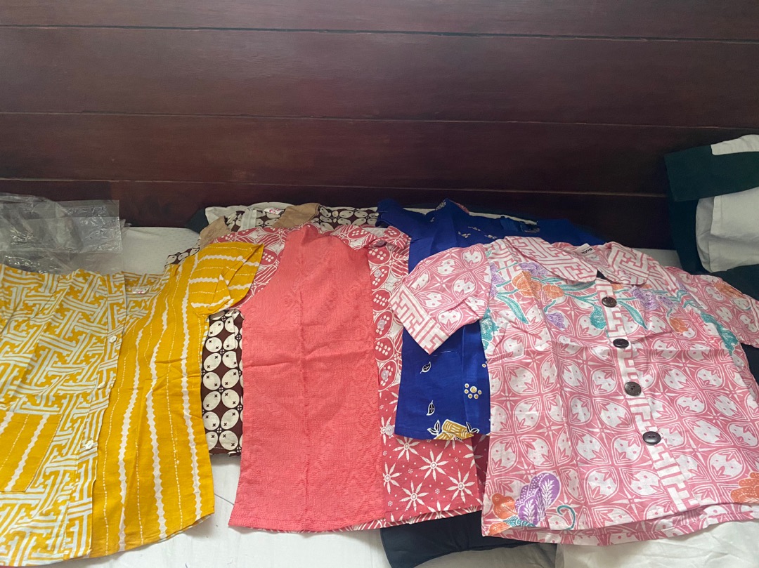 Blus Kimono Batik Unisex 4 Varian Bahan Katun Halus Bisa Dipakai Boys / Girls Nyaman Dan Tidak Panas