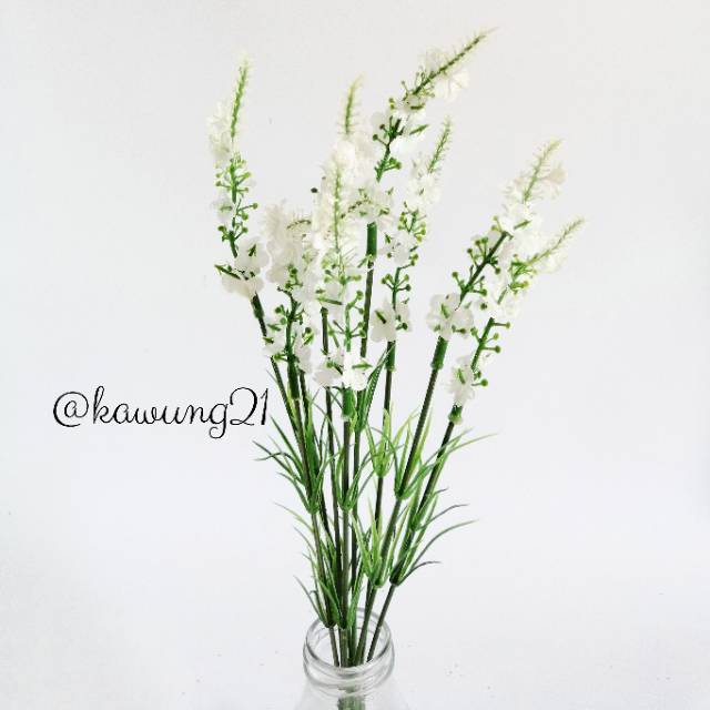 AF18 Bunga Lavender Rumput Artificial Tanaman Hias Plastik Tiruan Dekorasi Rumah