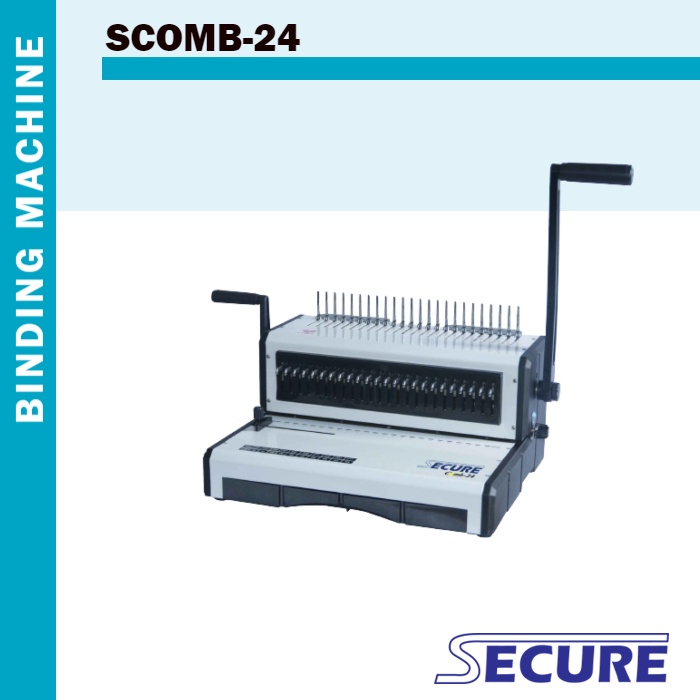 

SECURE Comb Binding 24 Releaseable dice (F4) - SCOMB-24