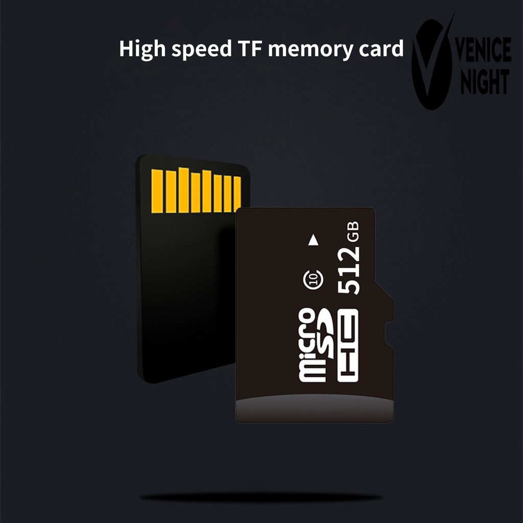 (SC) Kartu Memori TF C10 16 / 32 / 64 / 128 / 256 / 512GB / 1TB High Speed Dengan Adapter