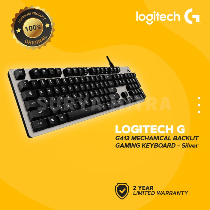 Keyboard Gaming Logitech G413 Carbon Mechanical