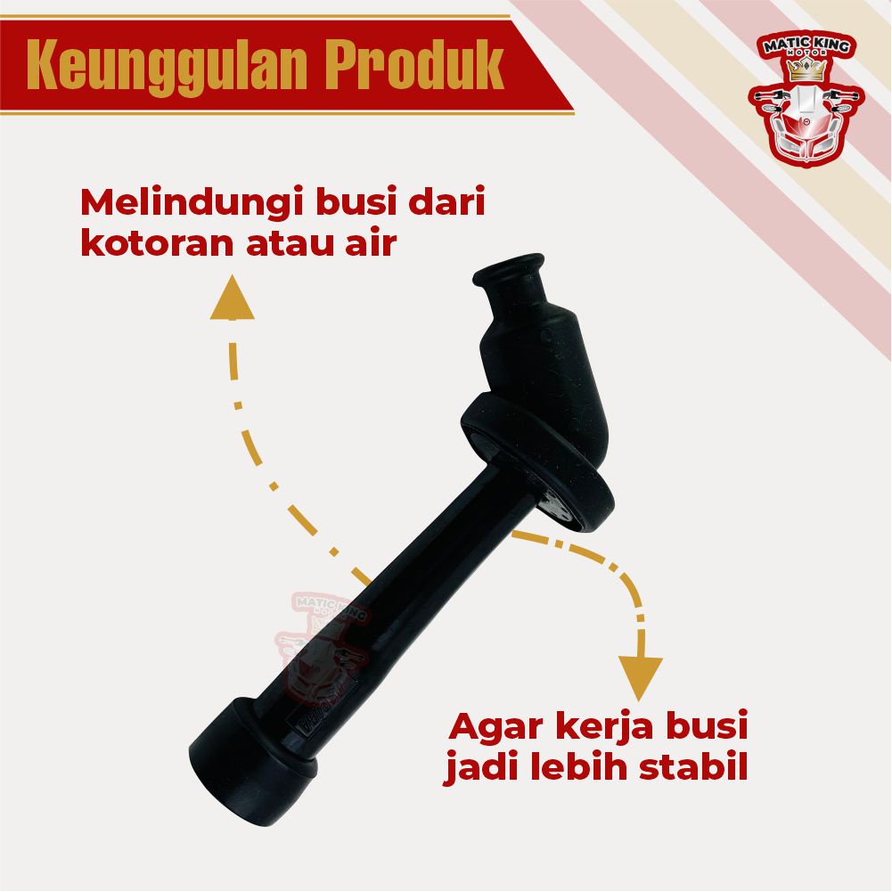 Cop cangklong tutup kop cangkong kepala busi Satria Fu 150 Aspira Astro Otoparts S2-33500-SAT-1200