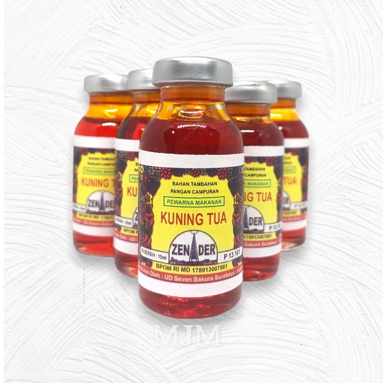

Pewarna Makanan Zender Warna Kuning Tua 15 ML