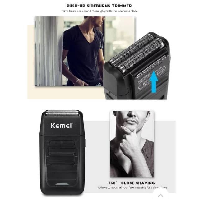 COD ALAT CUKUR KUMIS DAN JENGGOT KEMEI KM 1102 //ELECTRIC SHARVER KEMEI KM 1102