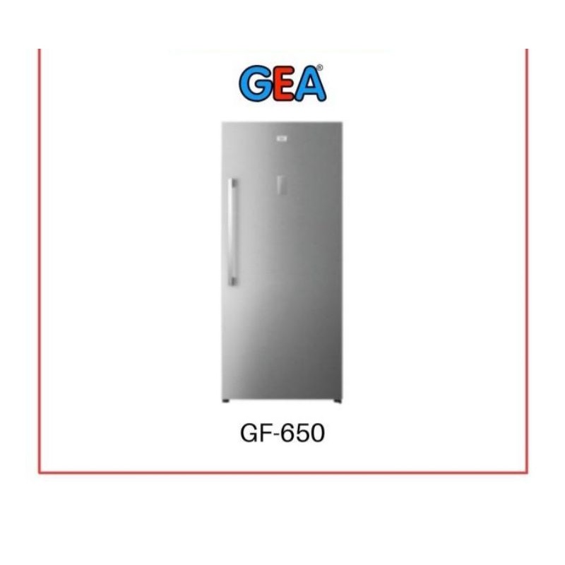 GEA UPRIGHT FREEZER GF-650/KULKAS FREEZER BERDIRI/LEMARI ES BERDIRI