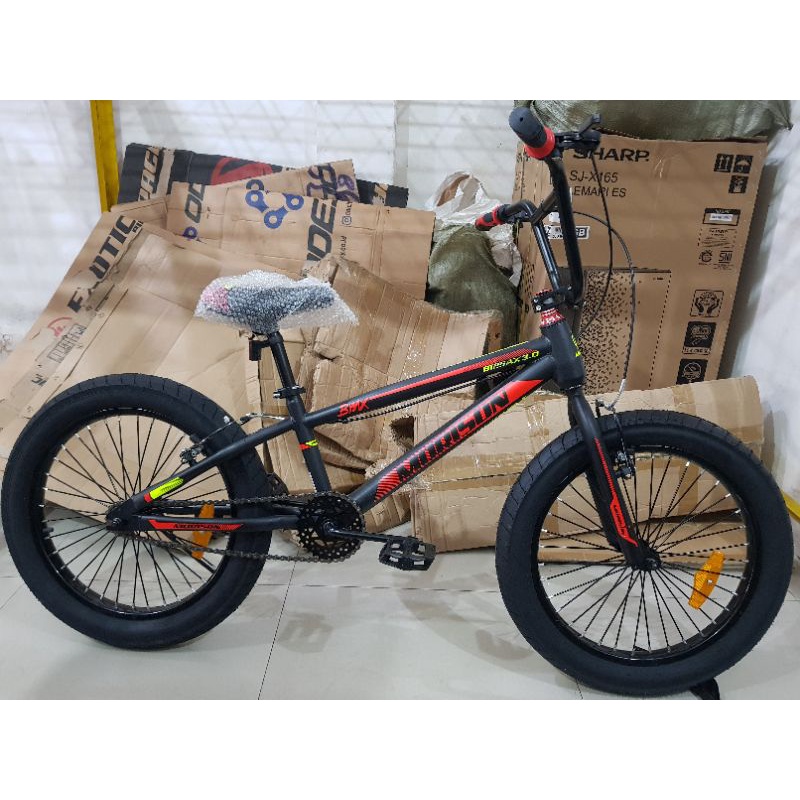 Sepeda Bmx 20 inch Morison Ban Jumbo 3.0 ( Warna Merah )
