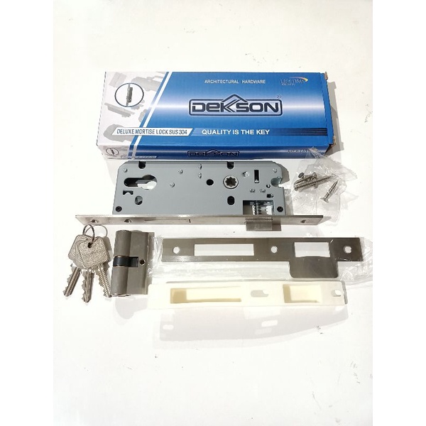 dalaman kunci / body kunci lidah dekson lockcase swing Mts IL8485 sss sus 304 + cylinder anak kunci 