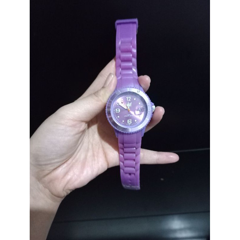 preloved ice watch purple good condition