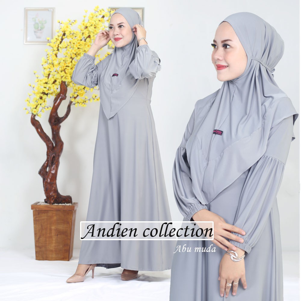 khaira sett JILBAB/ Gamis set jilbab/ Gamis syar'i jumbo/Bususi frendly